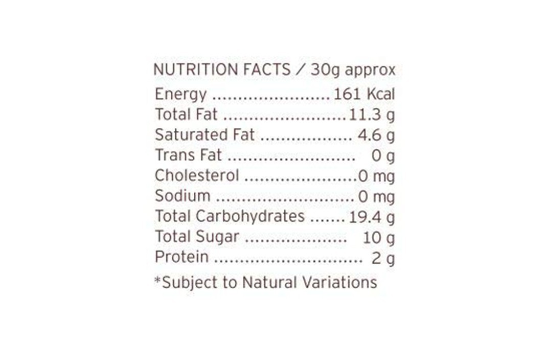 Pure & Sure Organic Chocolate Blueberry Almond Dark   Pack  30 grams